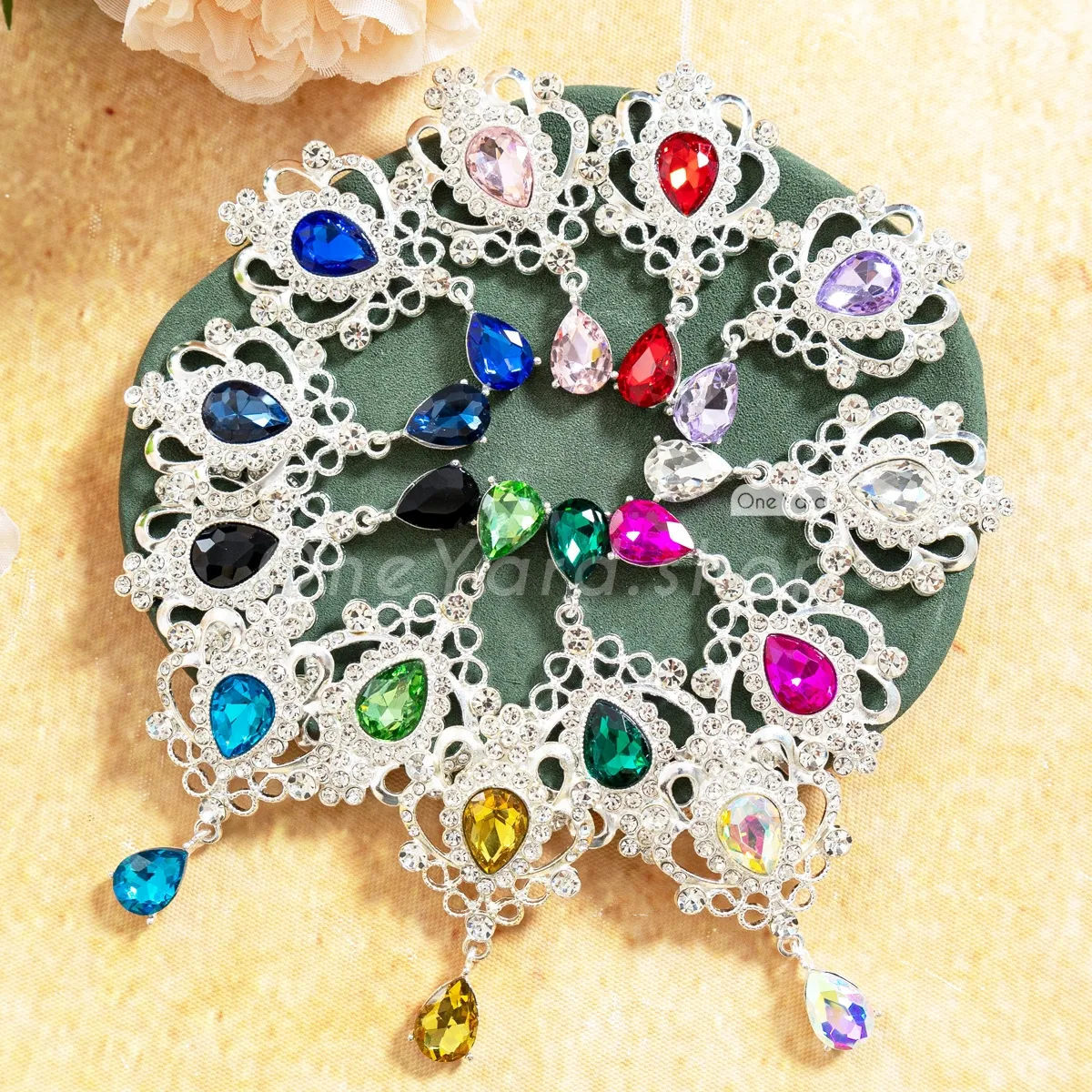 teardrop rhinestones decorative filigree teardrop rhinestones decorative filigree