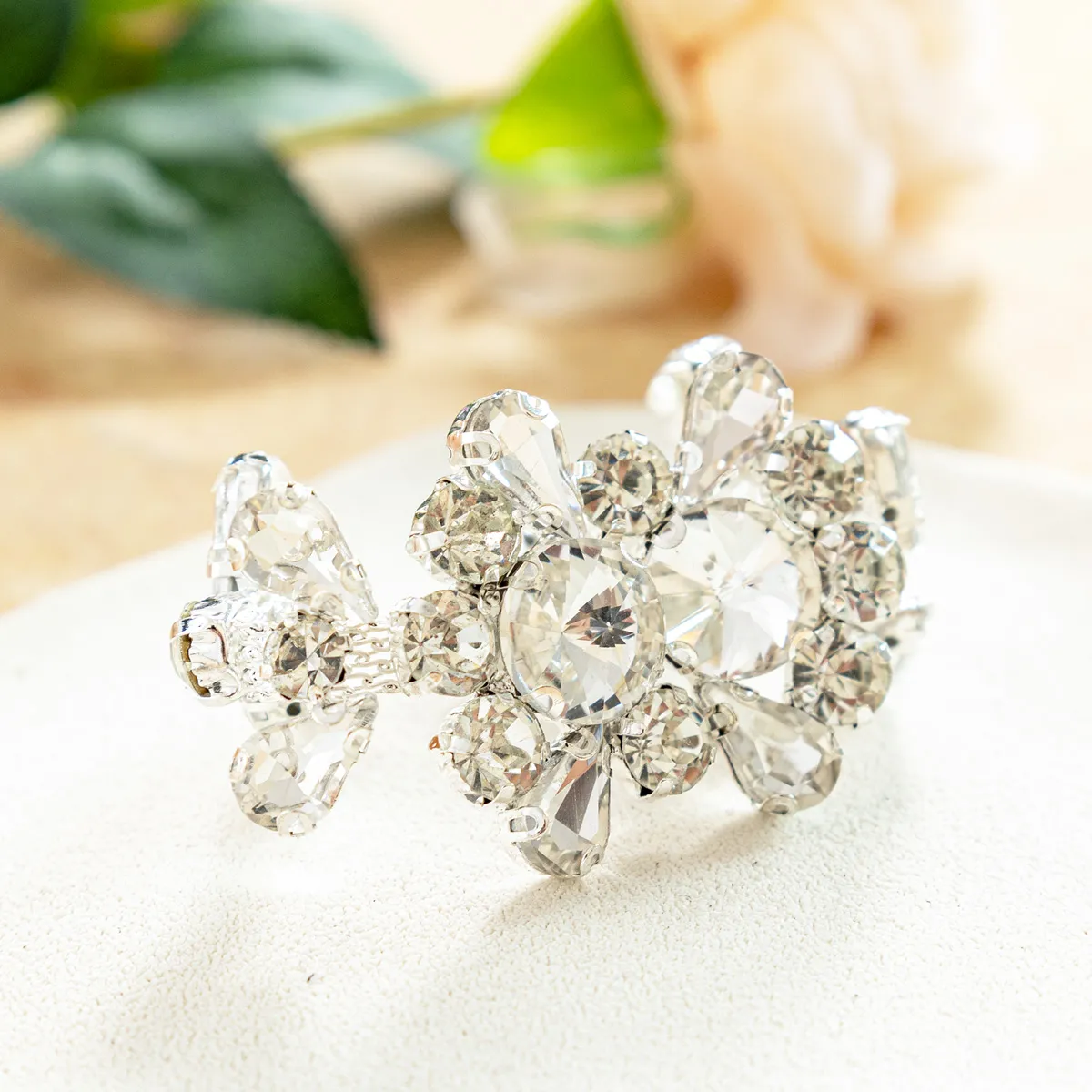 rhinestone floral applique for sash rhinestone floral applique for sash