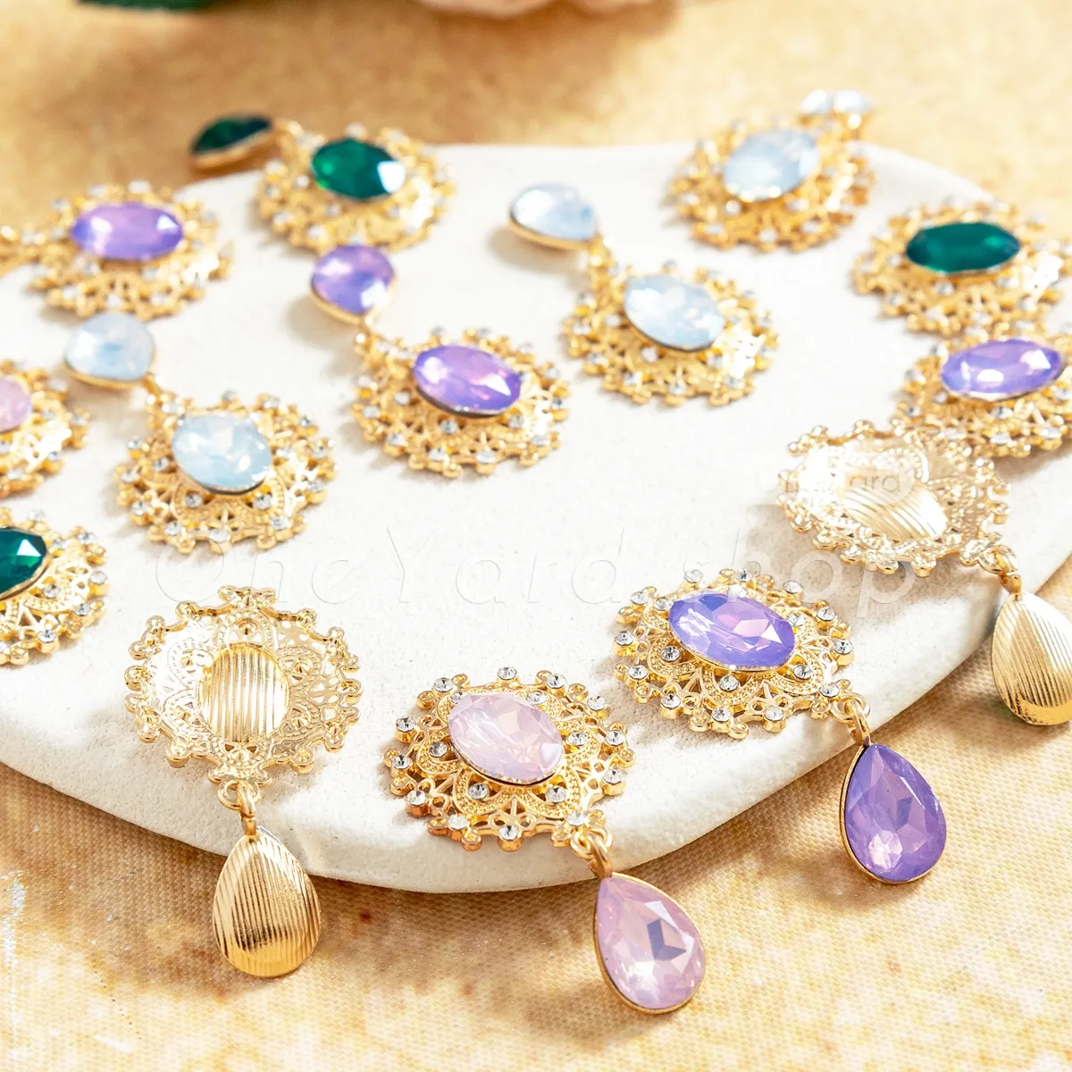 vintage dangle gold embellishments vintage dangle gold embellishments